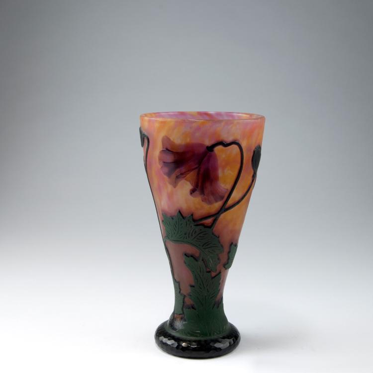 Bild 3 zu Objekt, 'Pavots' martel&eacute; vase, c1905, Daum Fr&egrave;res, Nancy, 123 27
